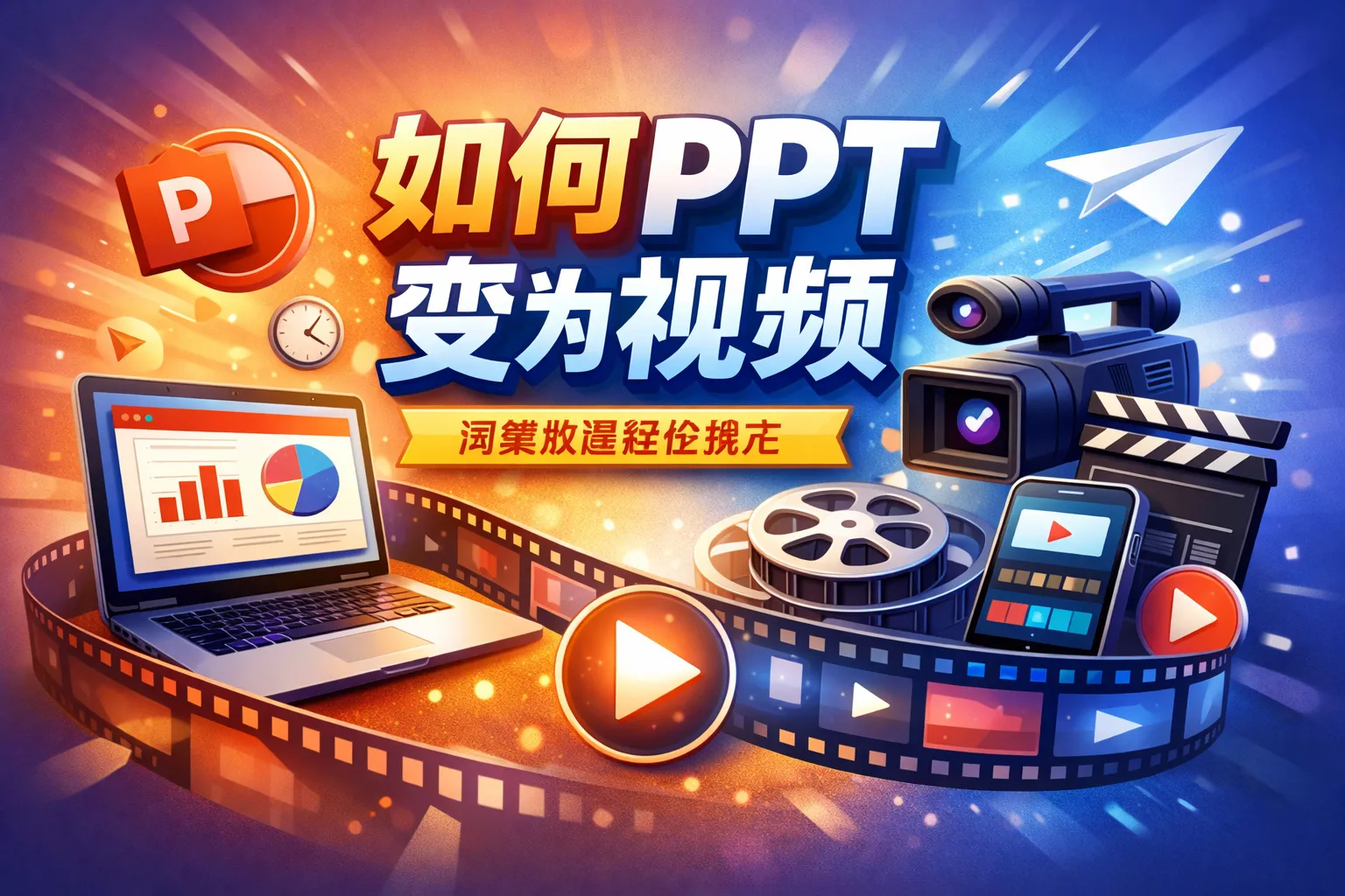 如何ppt变为视频