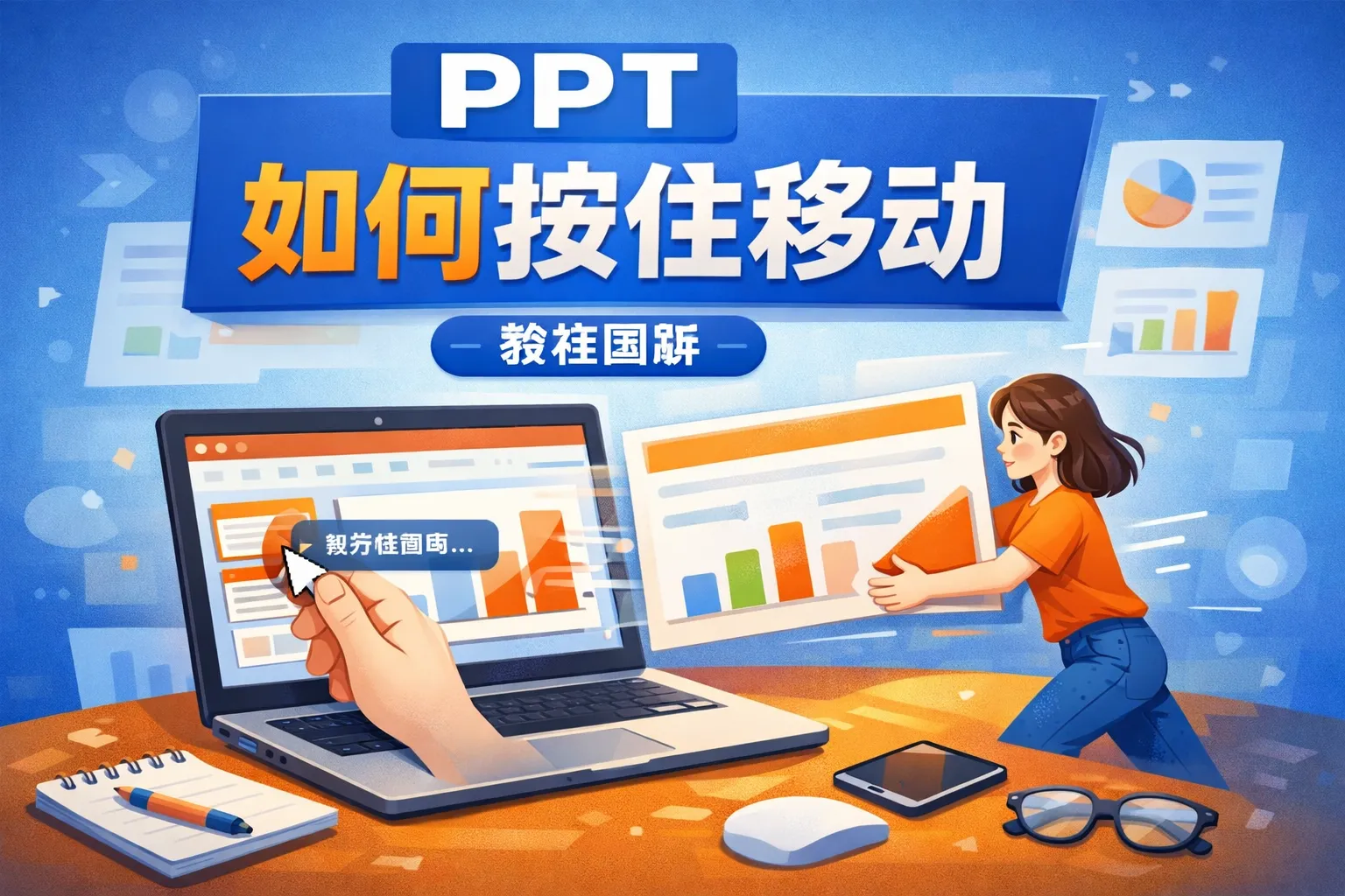 ppt如何按住移动