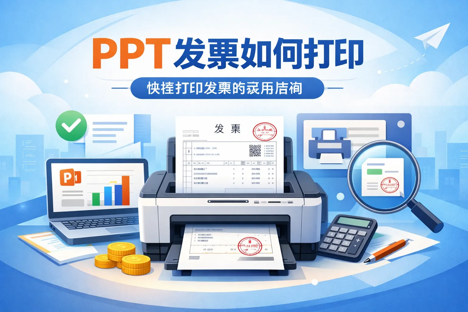 ppt发票如何打印