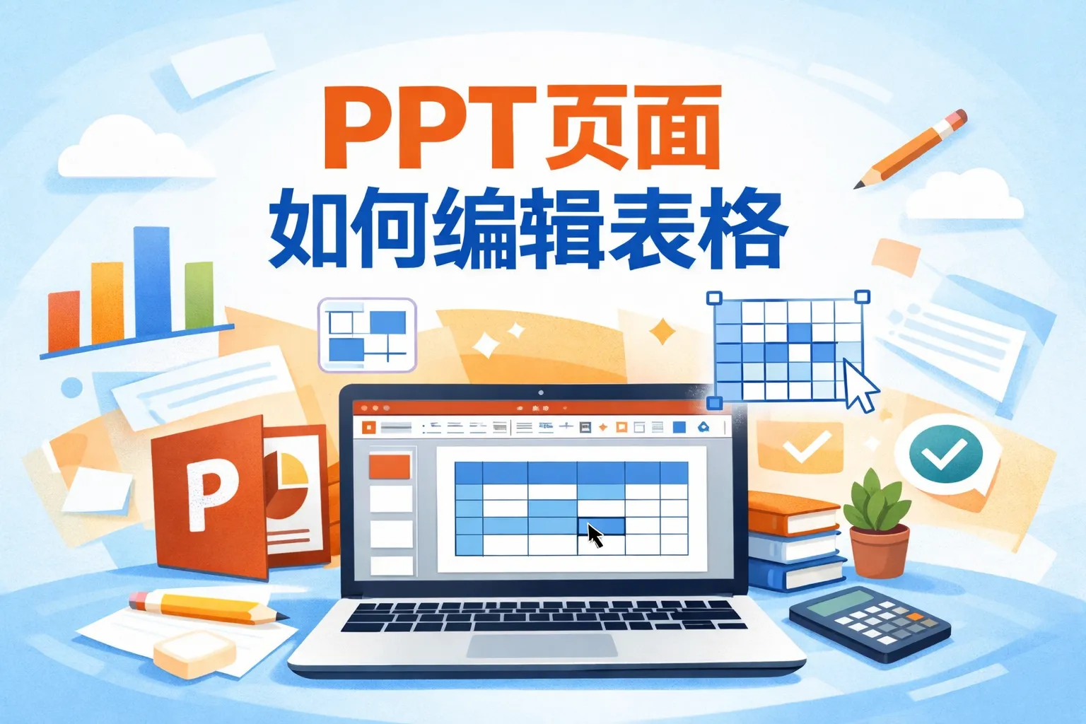 Ppt页面如何编辑表格
