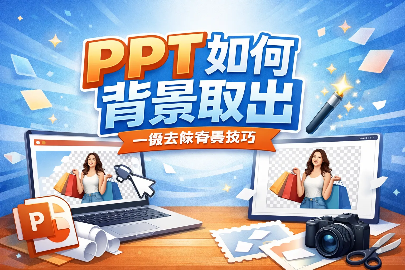 ppt如何背景取出