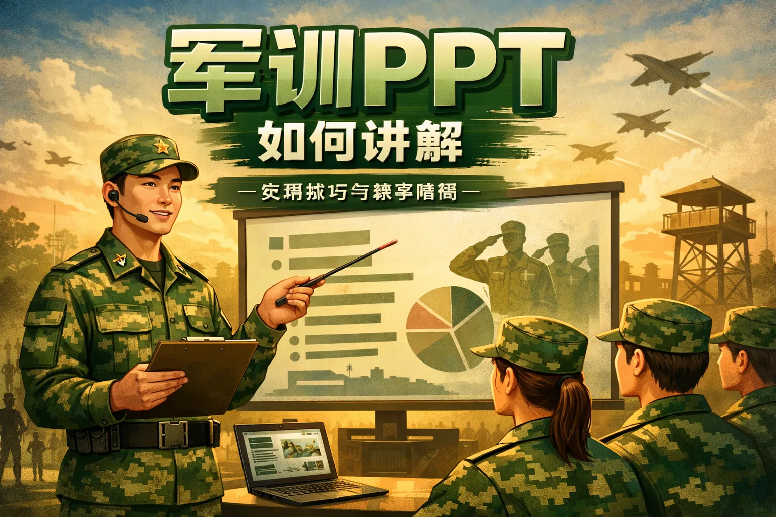 军训ppt如何讲解