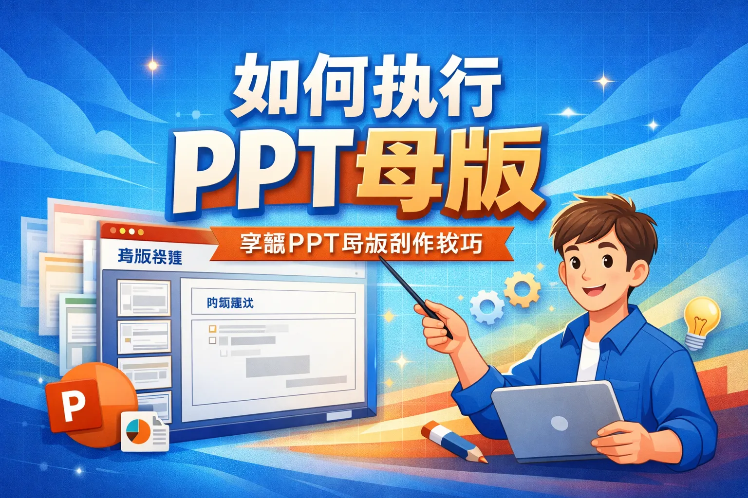 如何执行ppt母版
