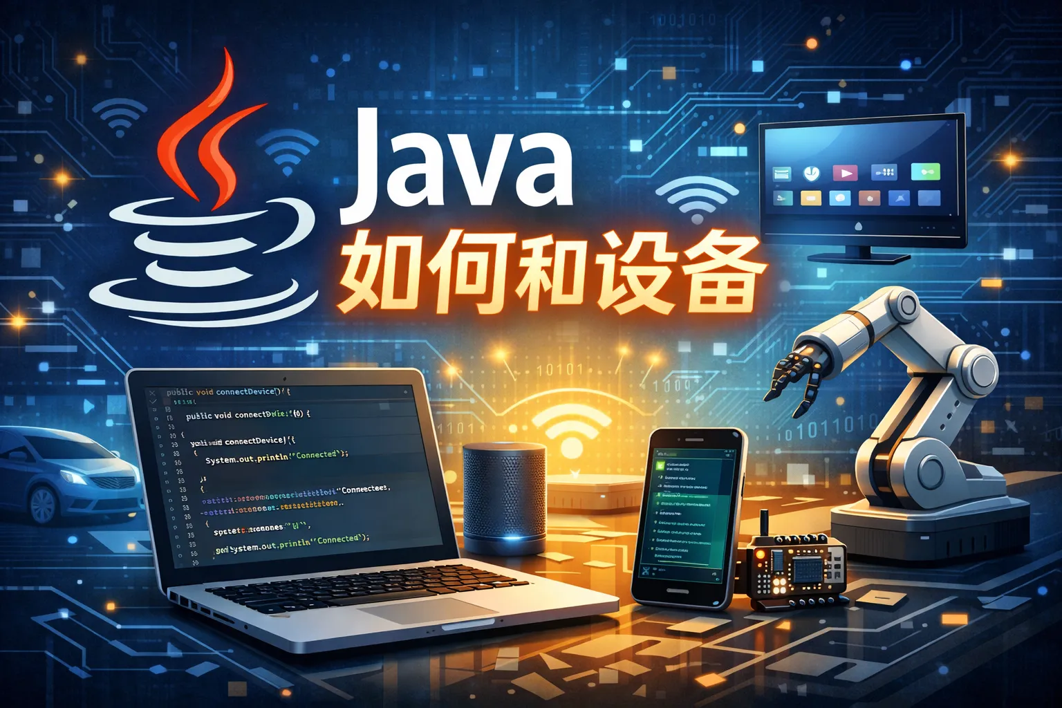 java 如何和设备