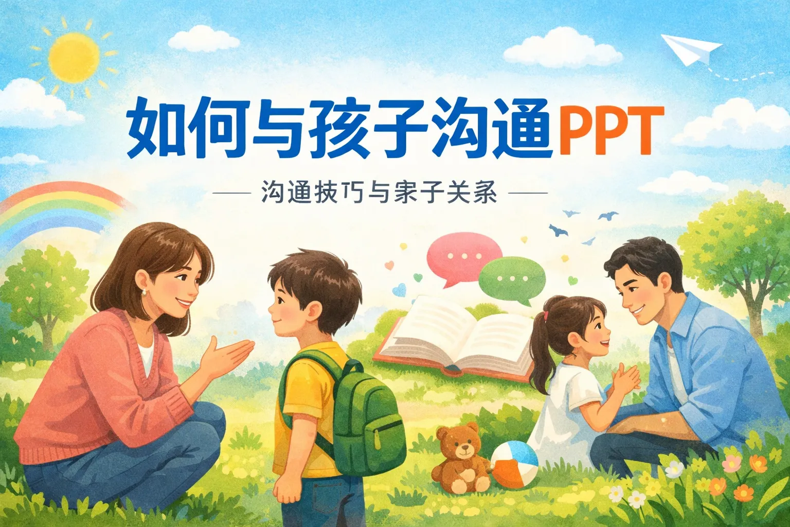 如何与孩子沟通ppt