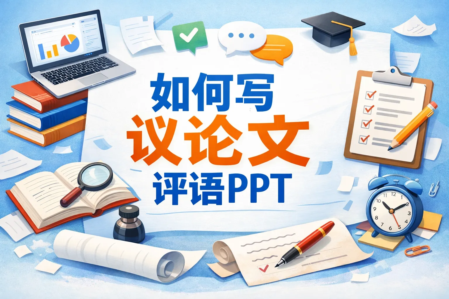 如何写议论文评语ppt