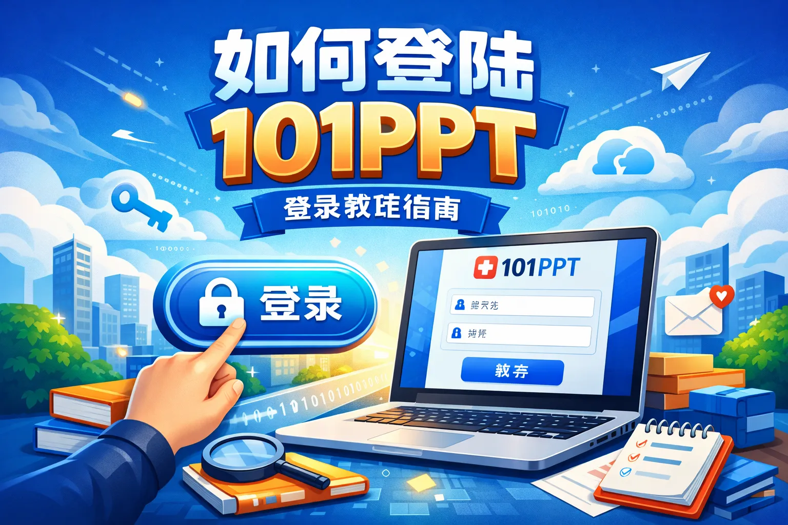 如何登陆101ppt