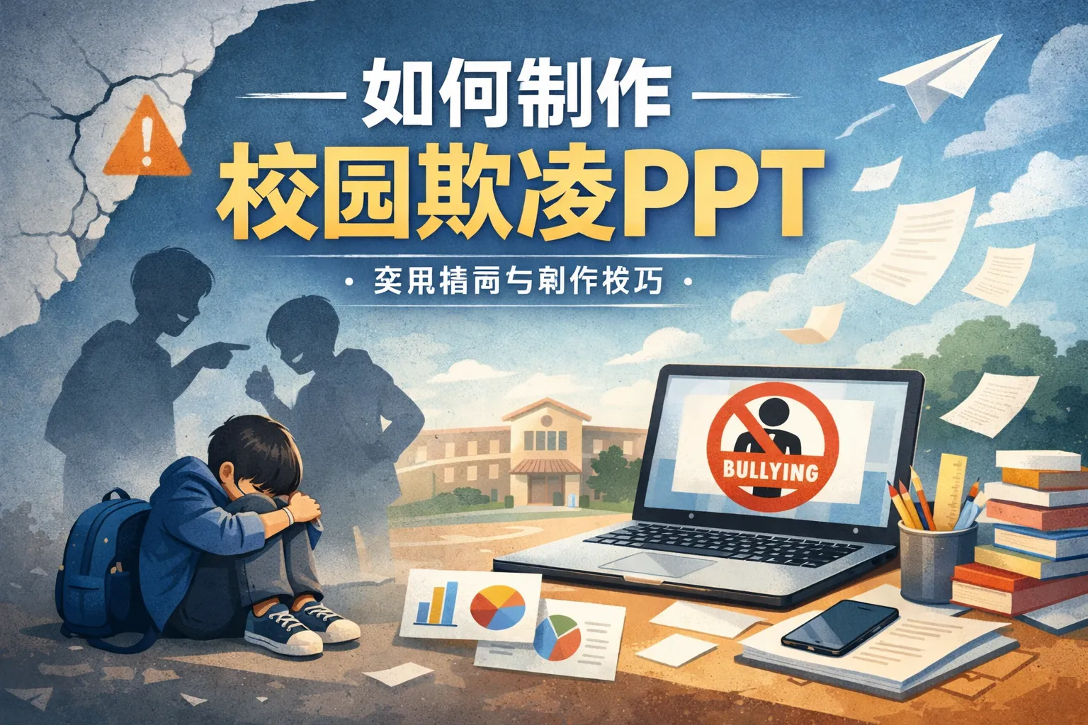 如何制作校园欺凌ppt
