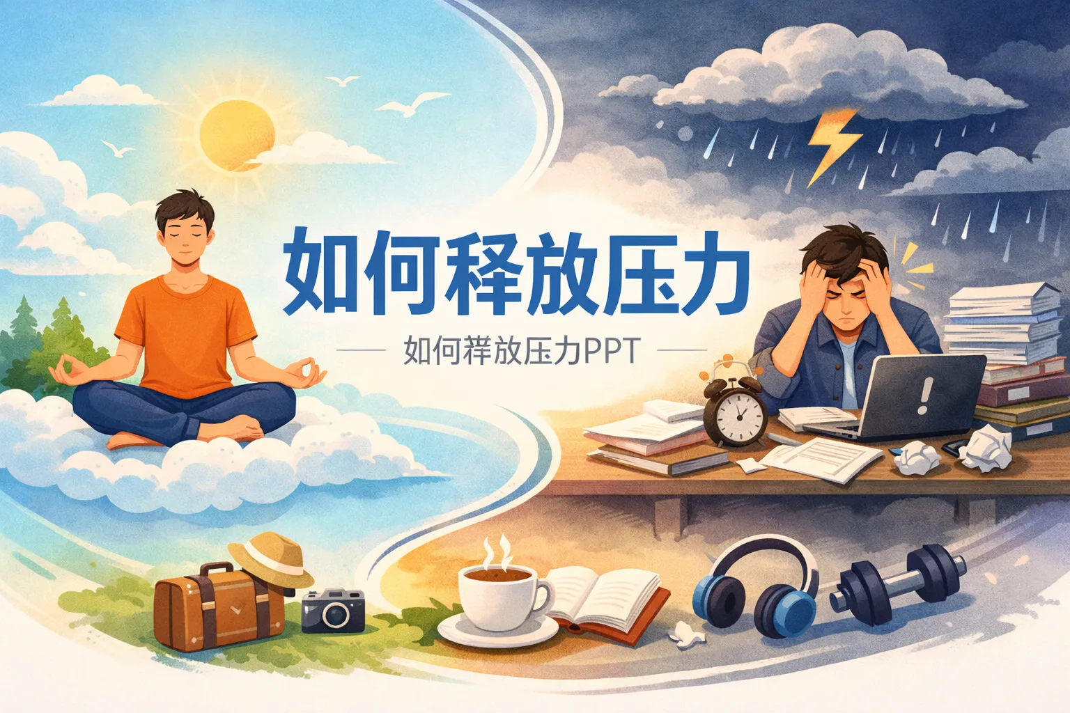 如何释放压力ppt