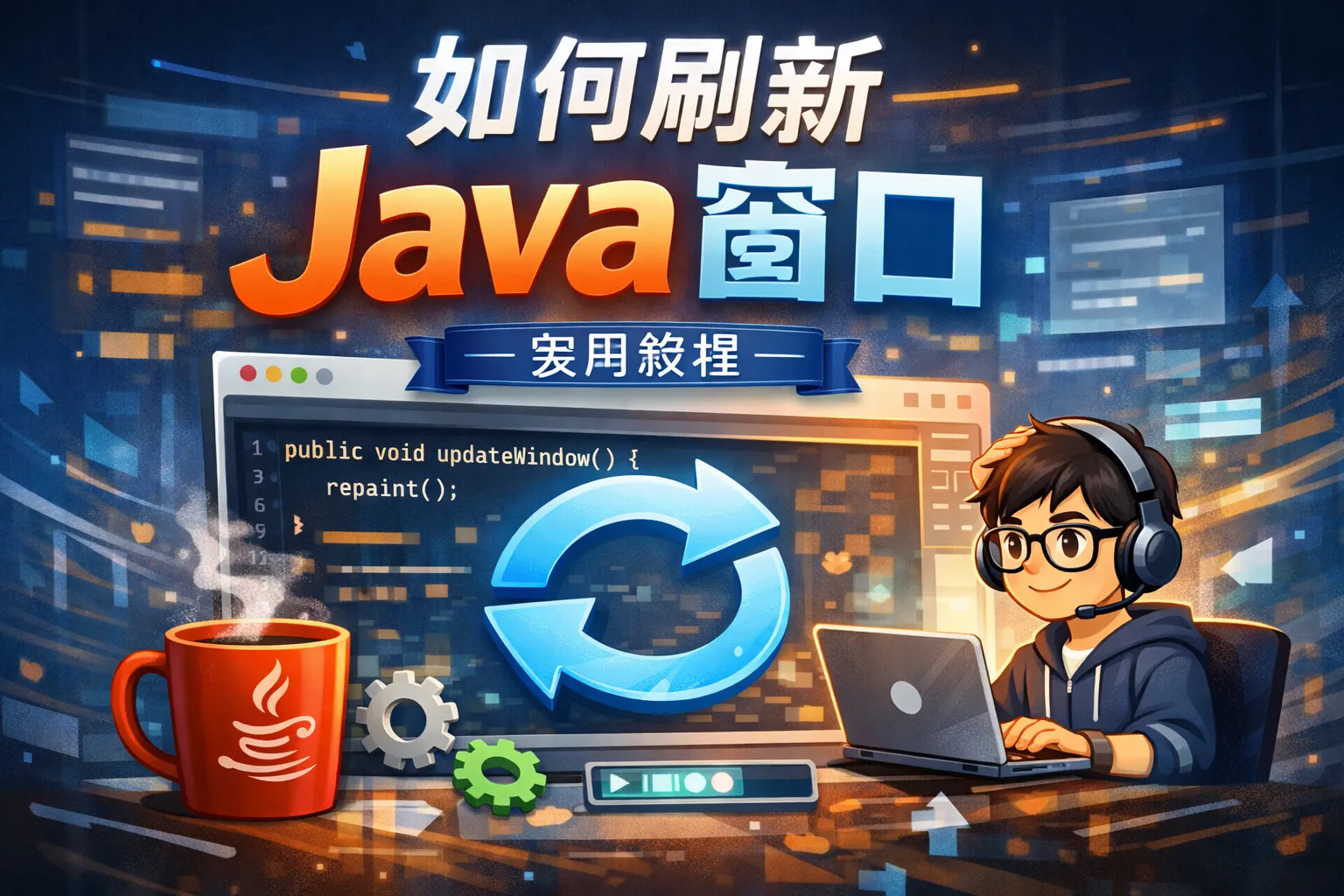 如何刷新java窗口