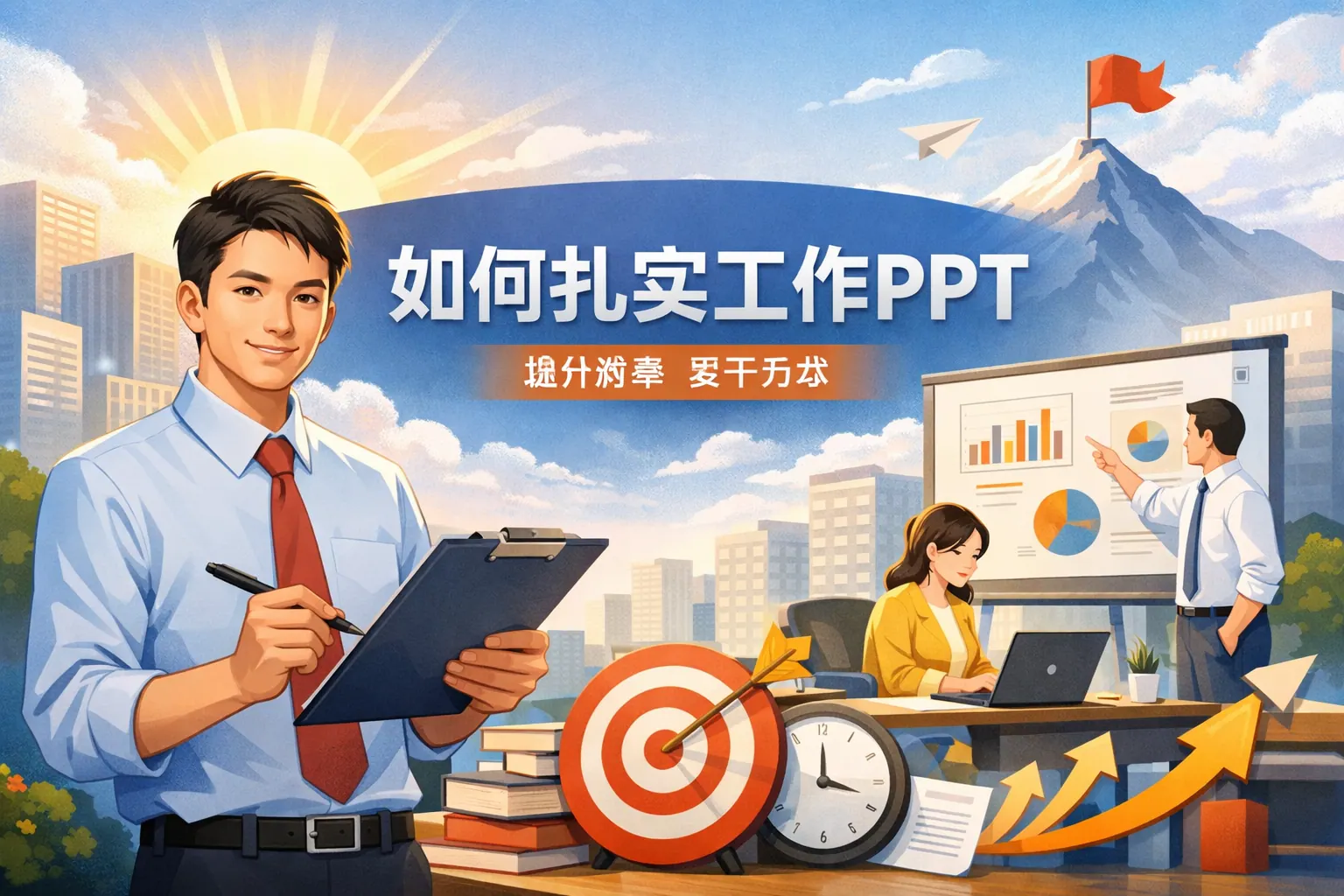 如何扎实工作PPT