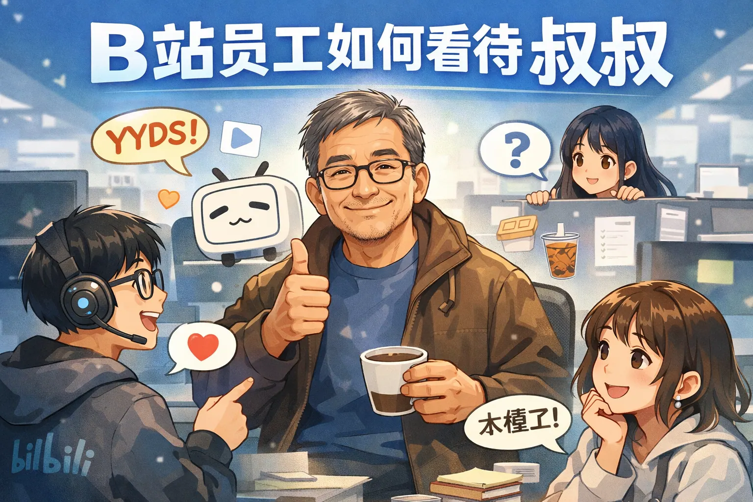 b站员工如何看待叔叔