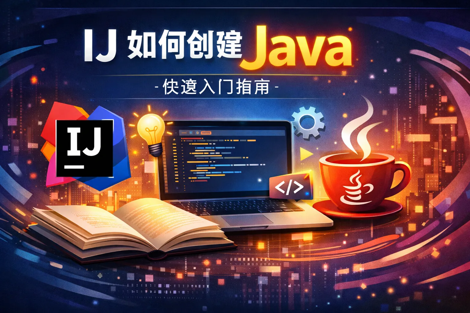 IJ如何创建java