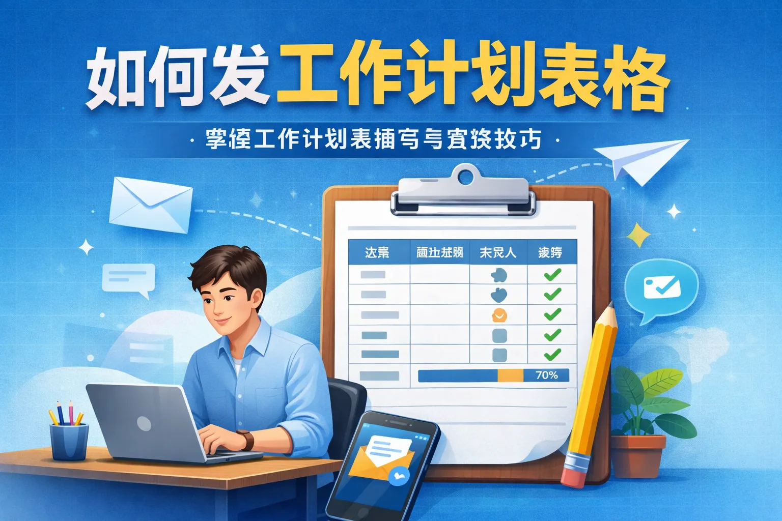 如何发工作计划表格