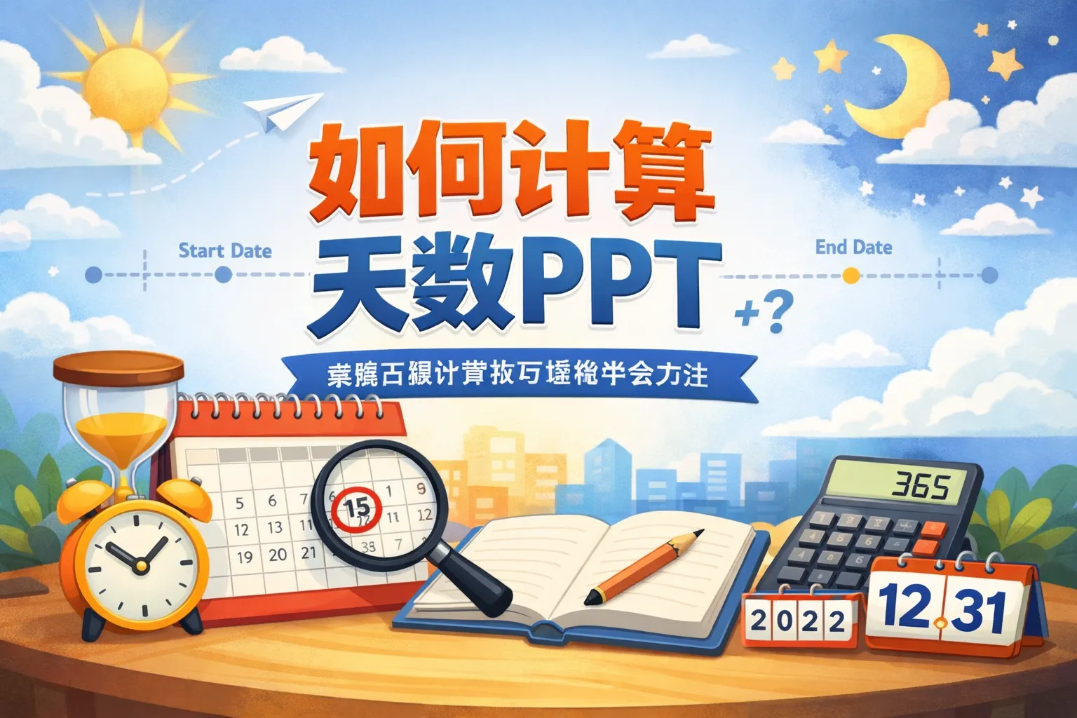 如何计算天数ppt