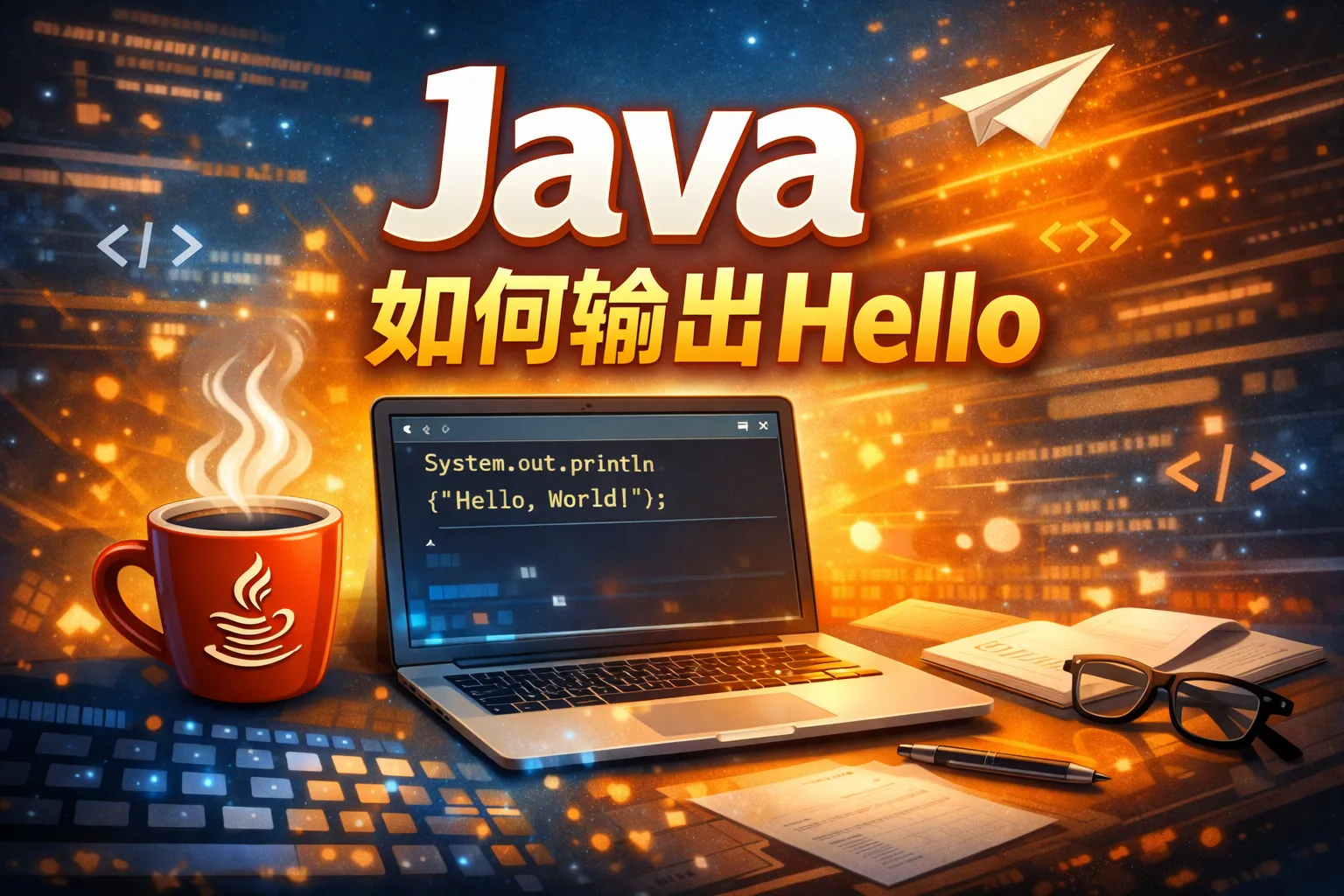 java如何输出hello