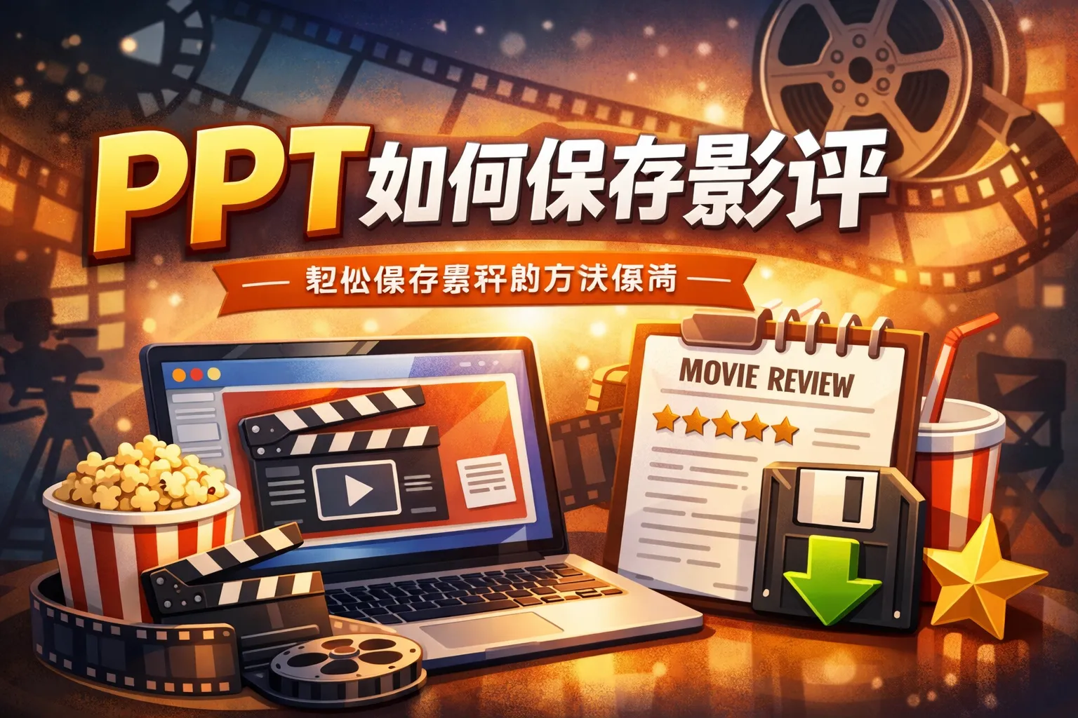 ppt如何保存影评