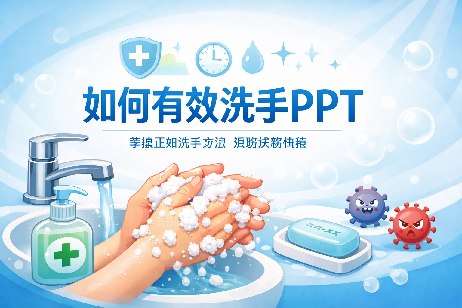 如何有效洗手ppt