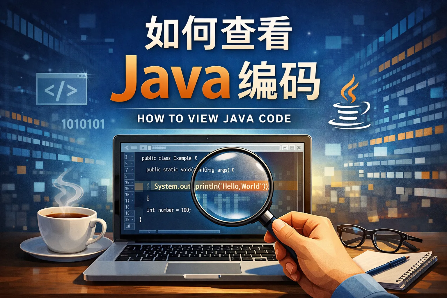 如何查看java编码