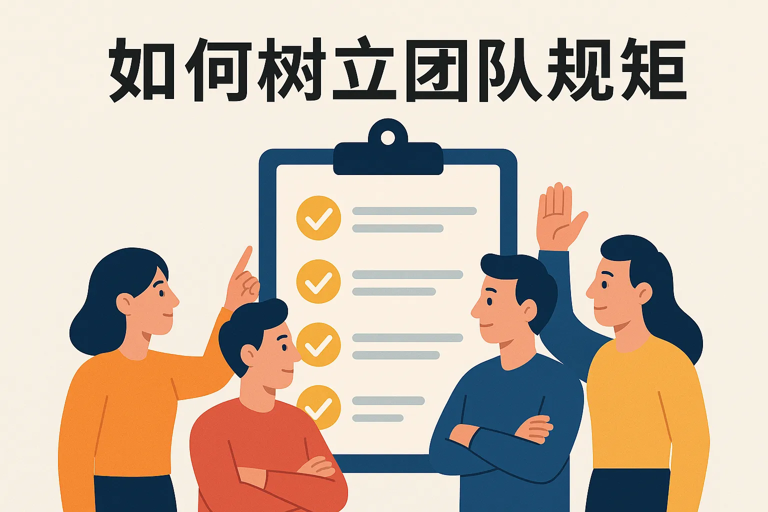 如何树立团队规矩