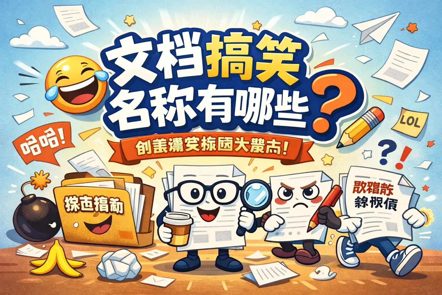 文档搞笑名称有哪些