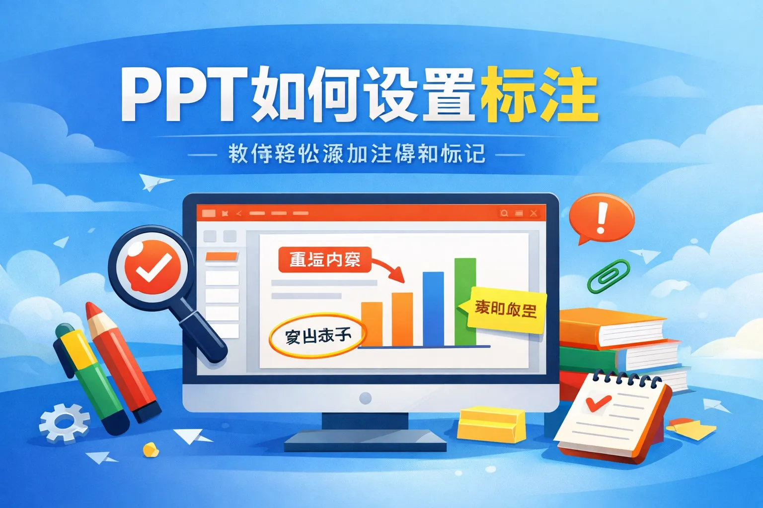 ppt如何设置标注