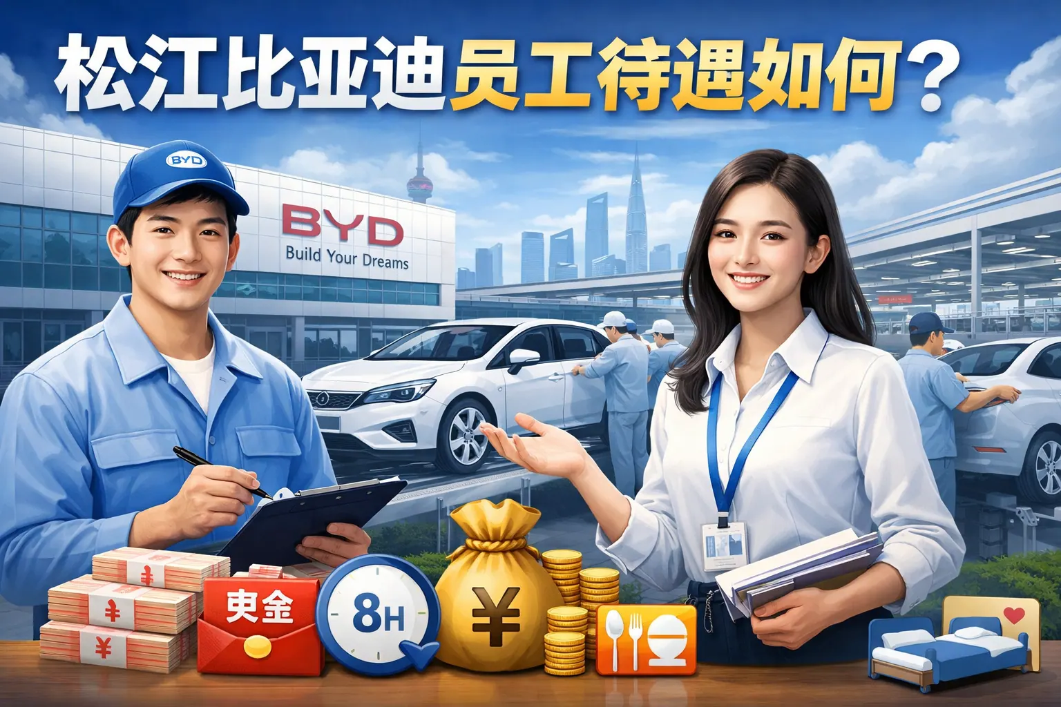 松江比亚迪员工待遇如何