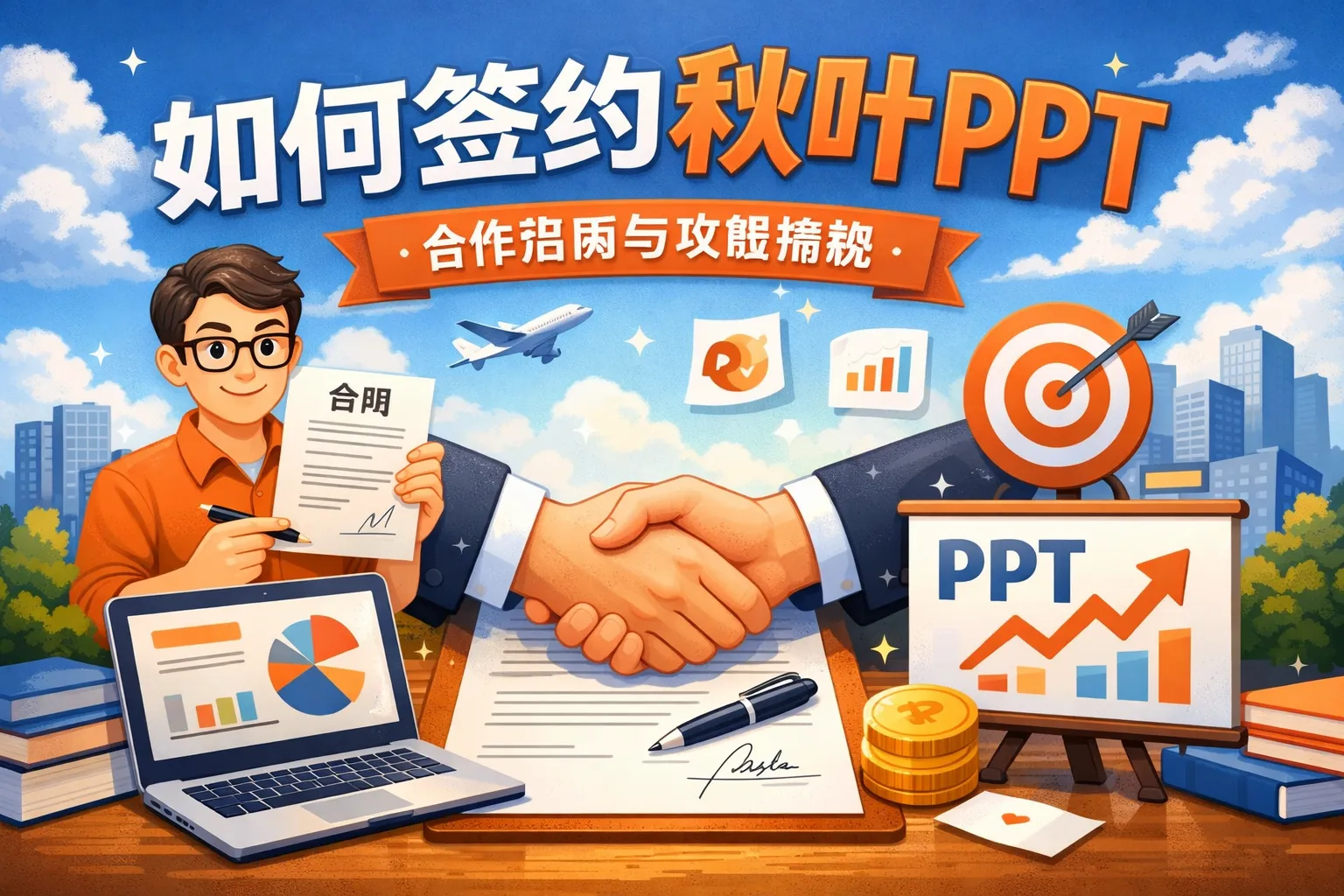 如何签约秋叶ppt