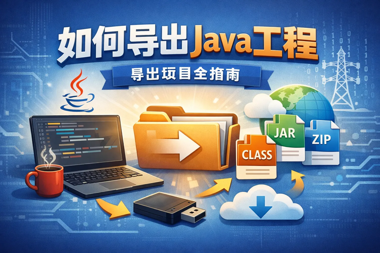 如何导出java工程