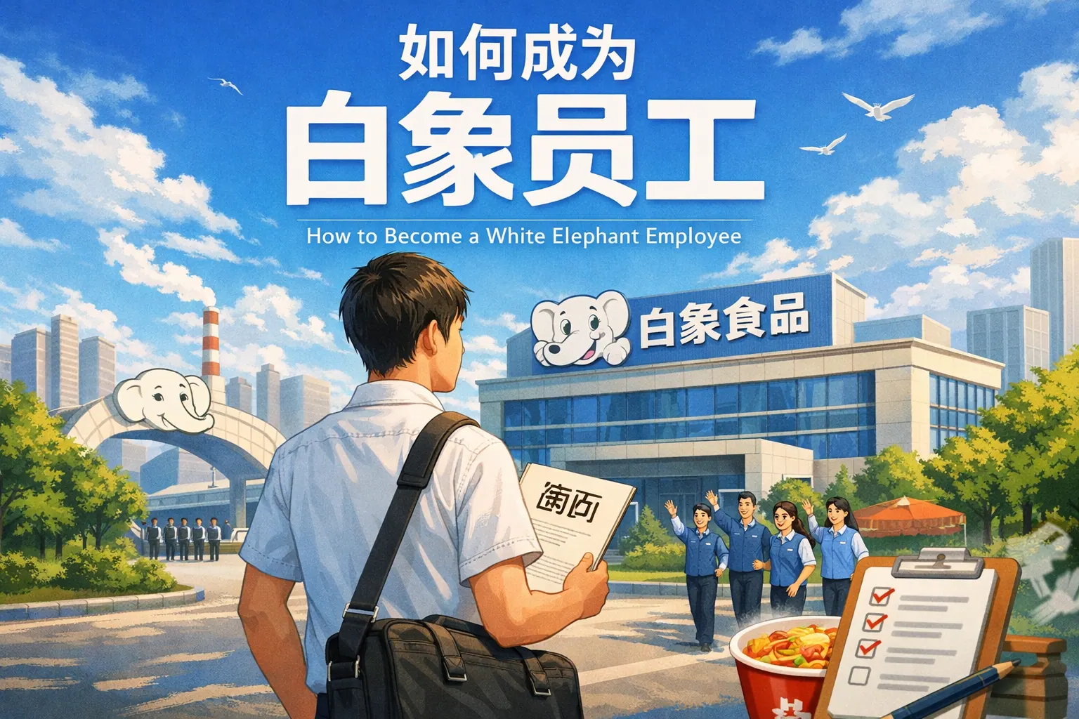 如何成为白象员工
