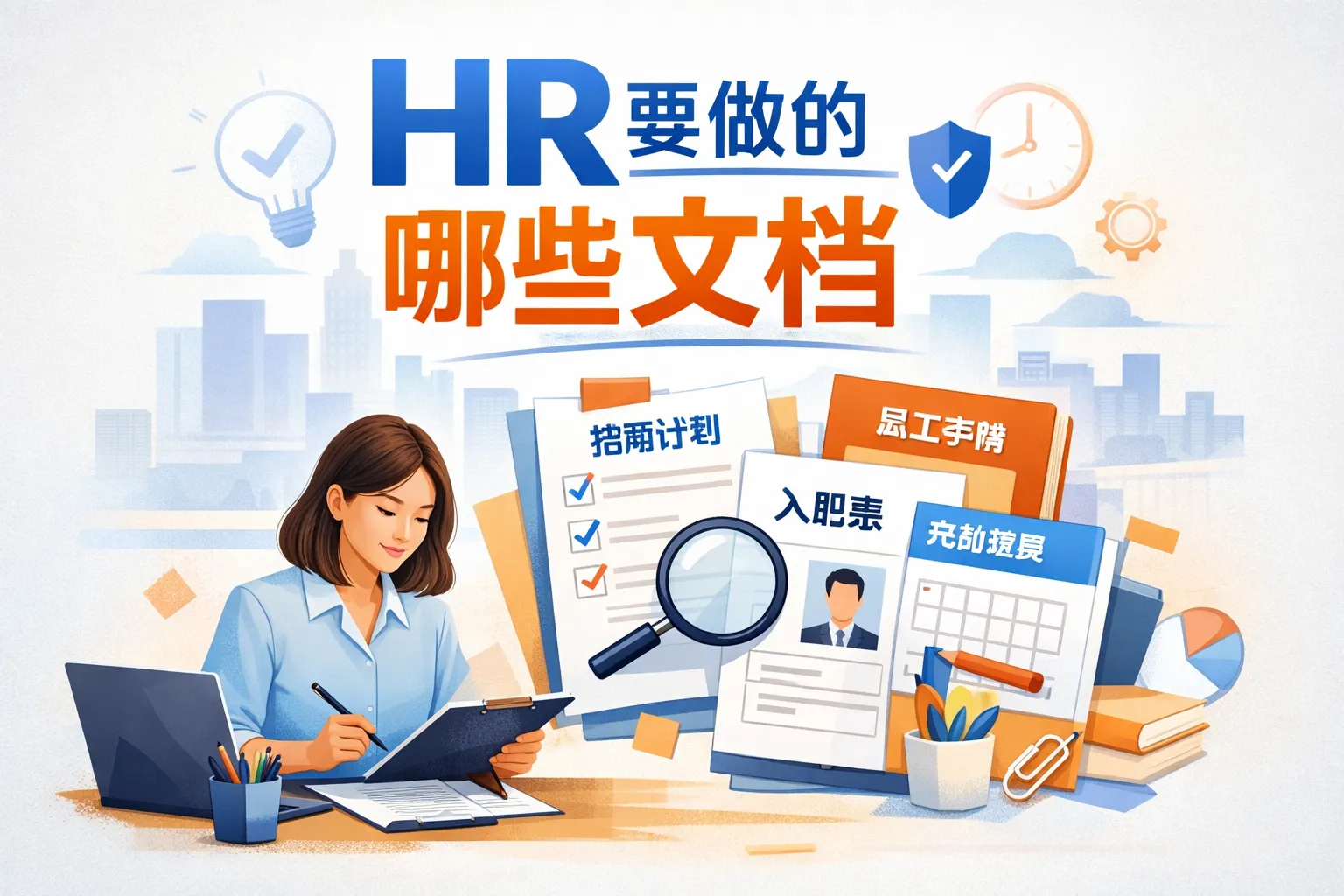 hr要做的哪些文档