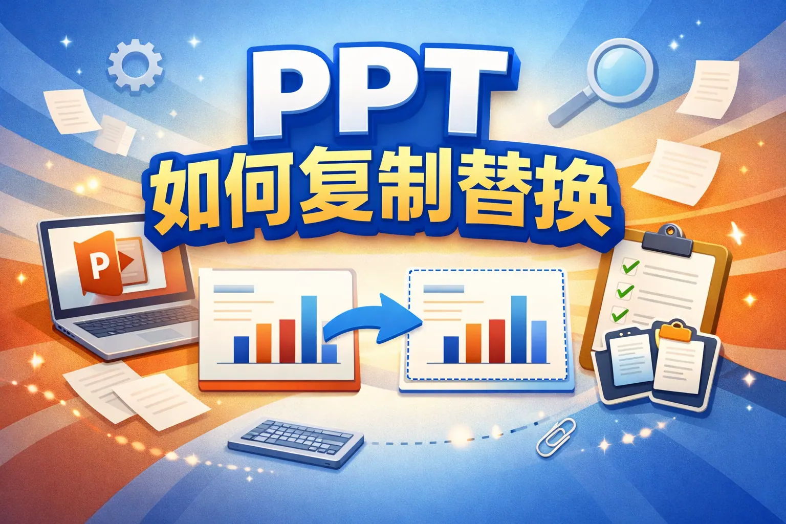 ppt如何复制替换