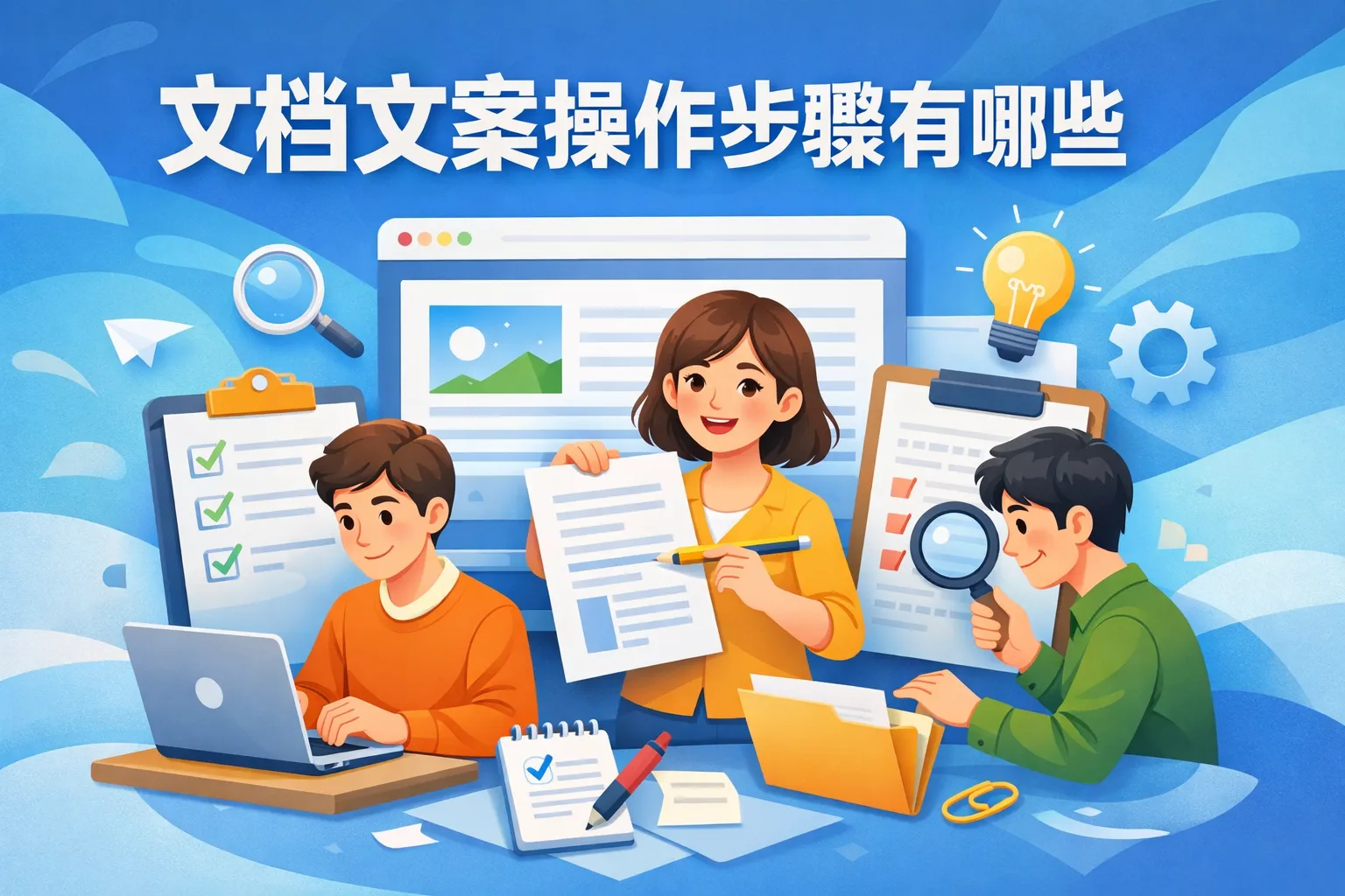 文档文案操作步骤有哪些