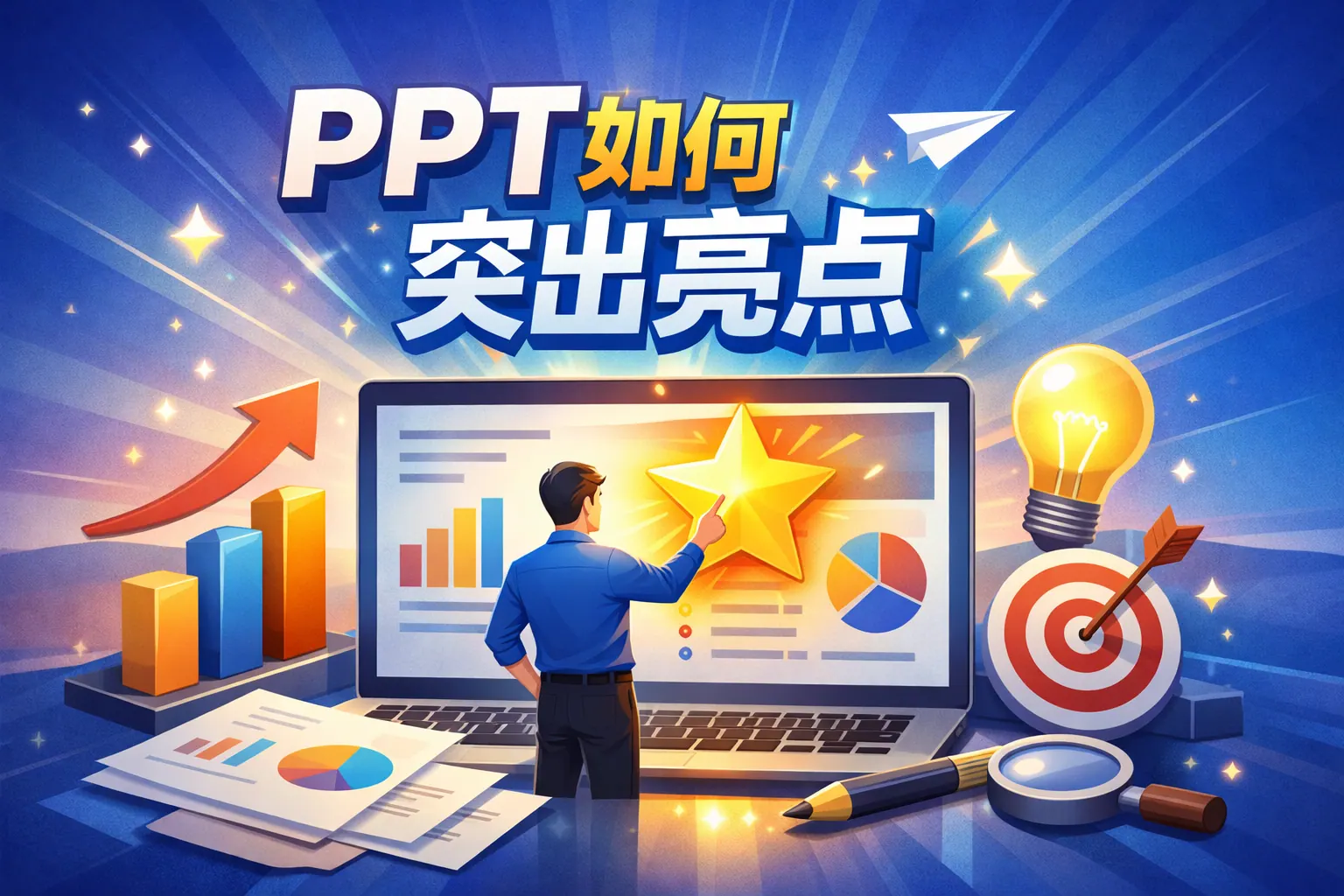 ppt如何突出亮点