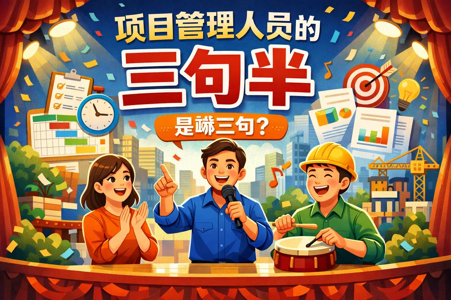 项目管理人员的三句半是哪三句