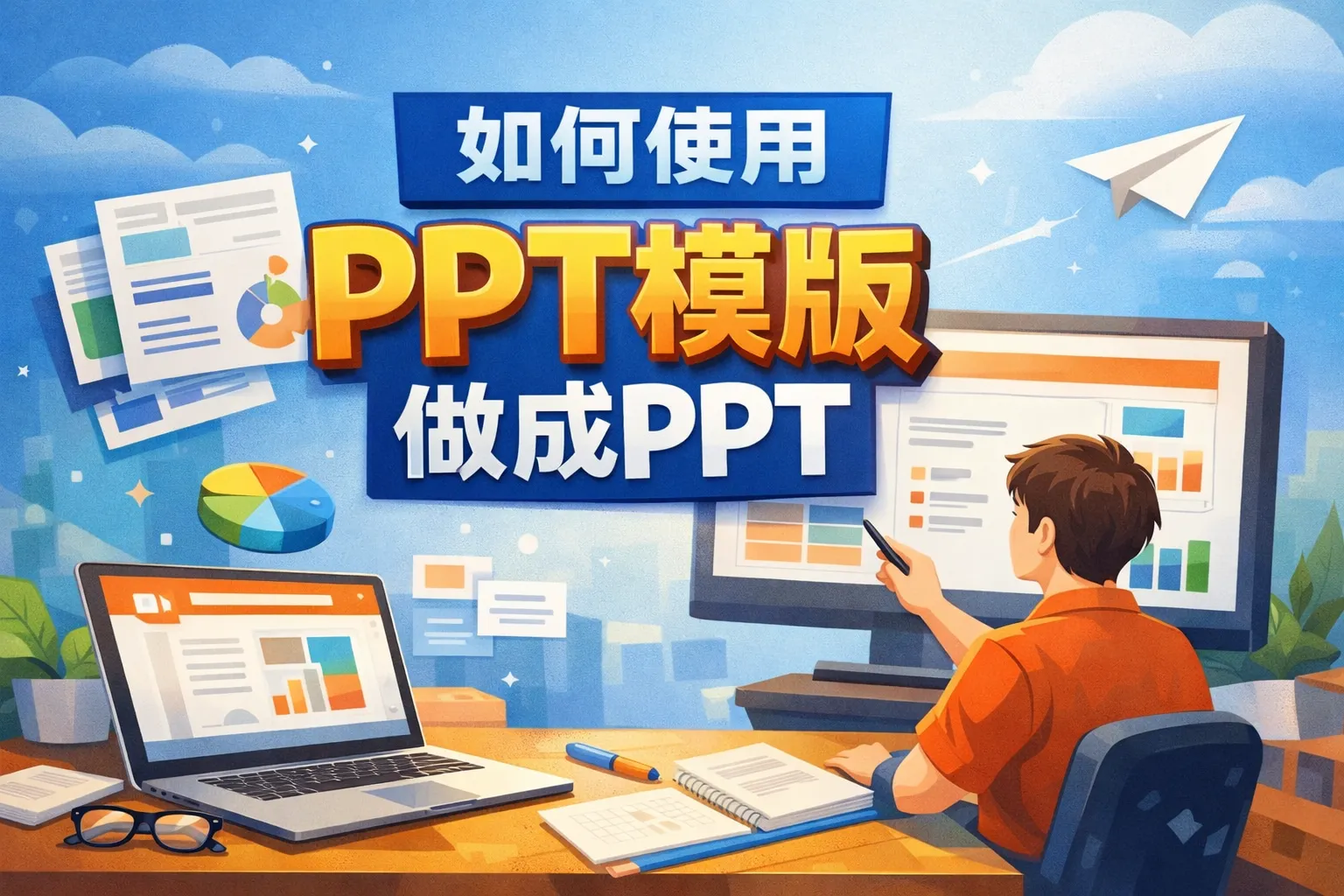 如何使用ppt模版做成ppt