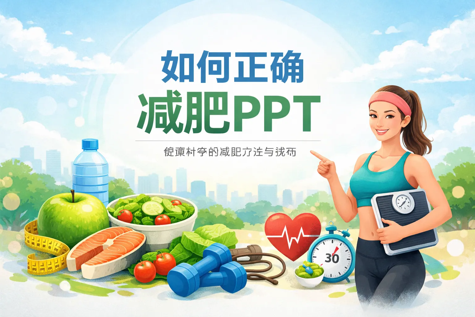 如何正确减肥ppt