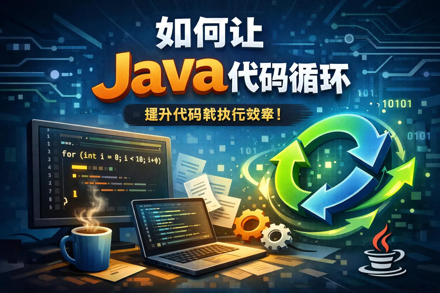 如何让java代码循环