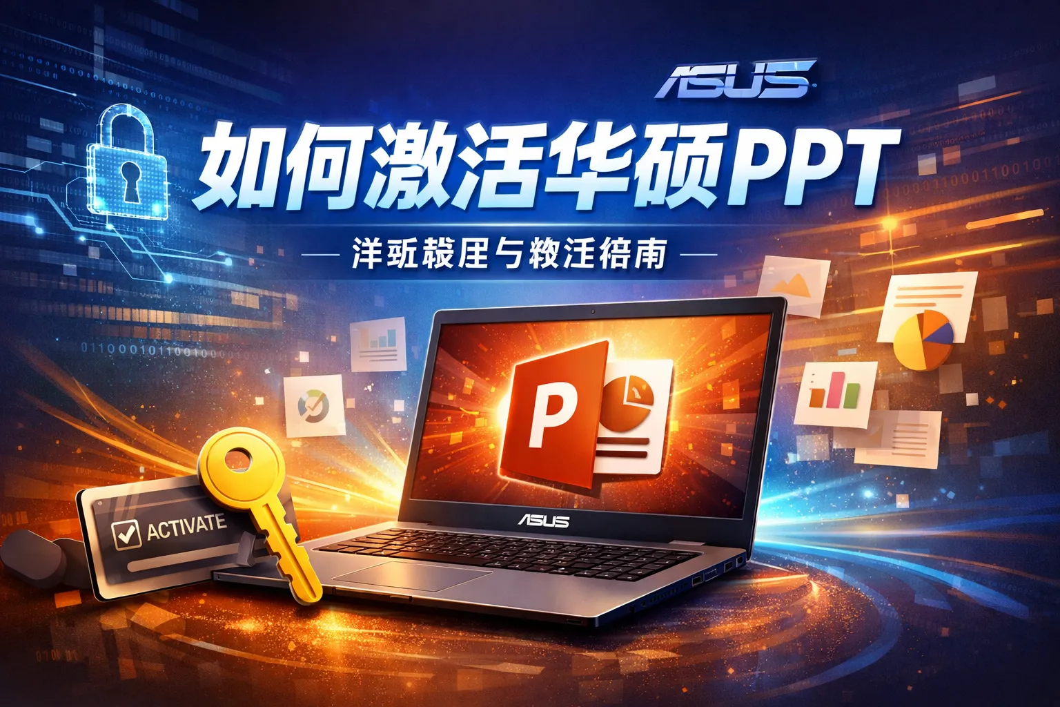 如何激活华硕ppt