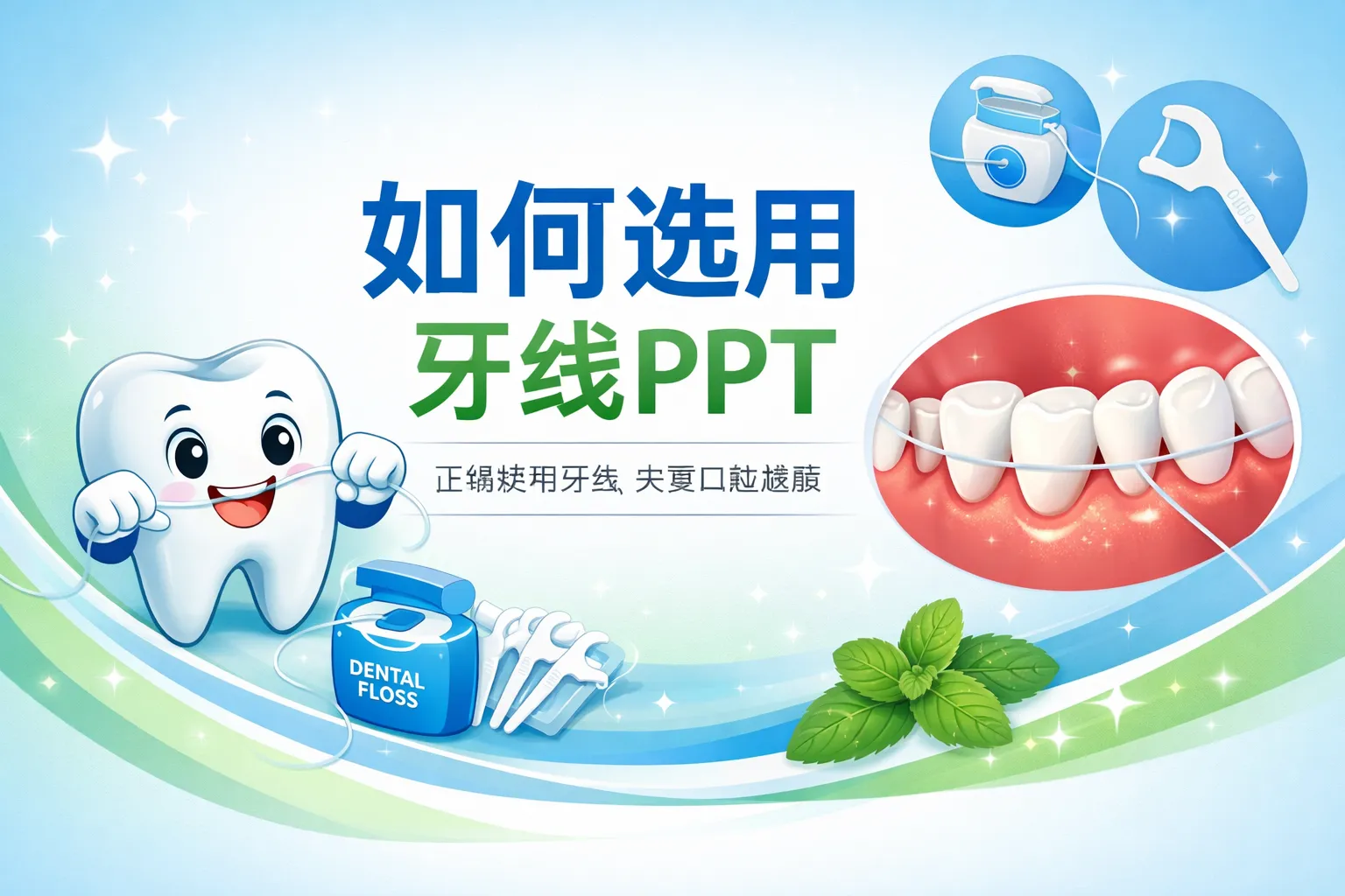 如何选用牙线PPT