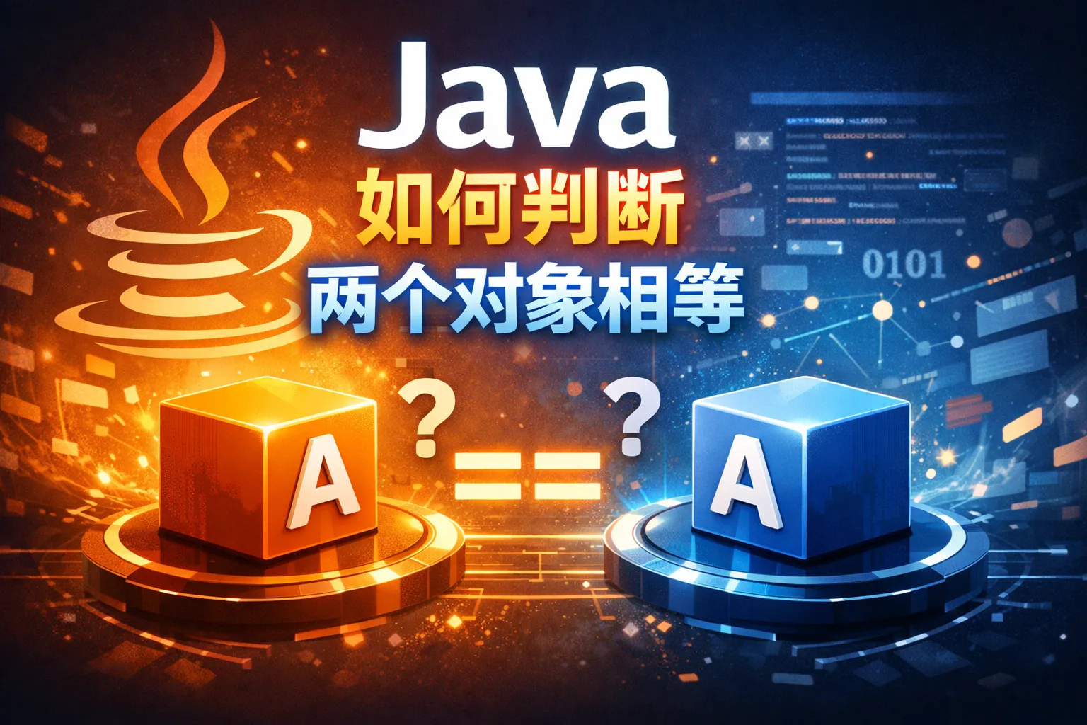 java如何判断两个对象相等