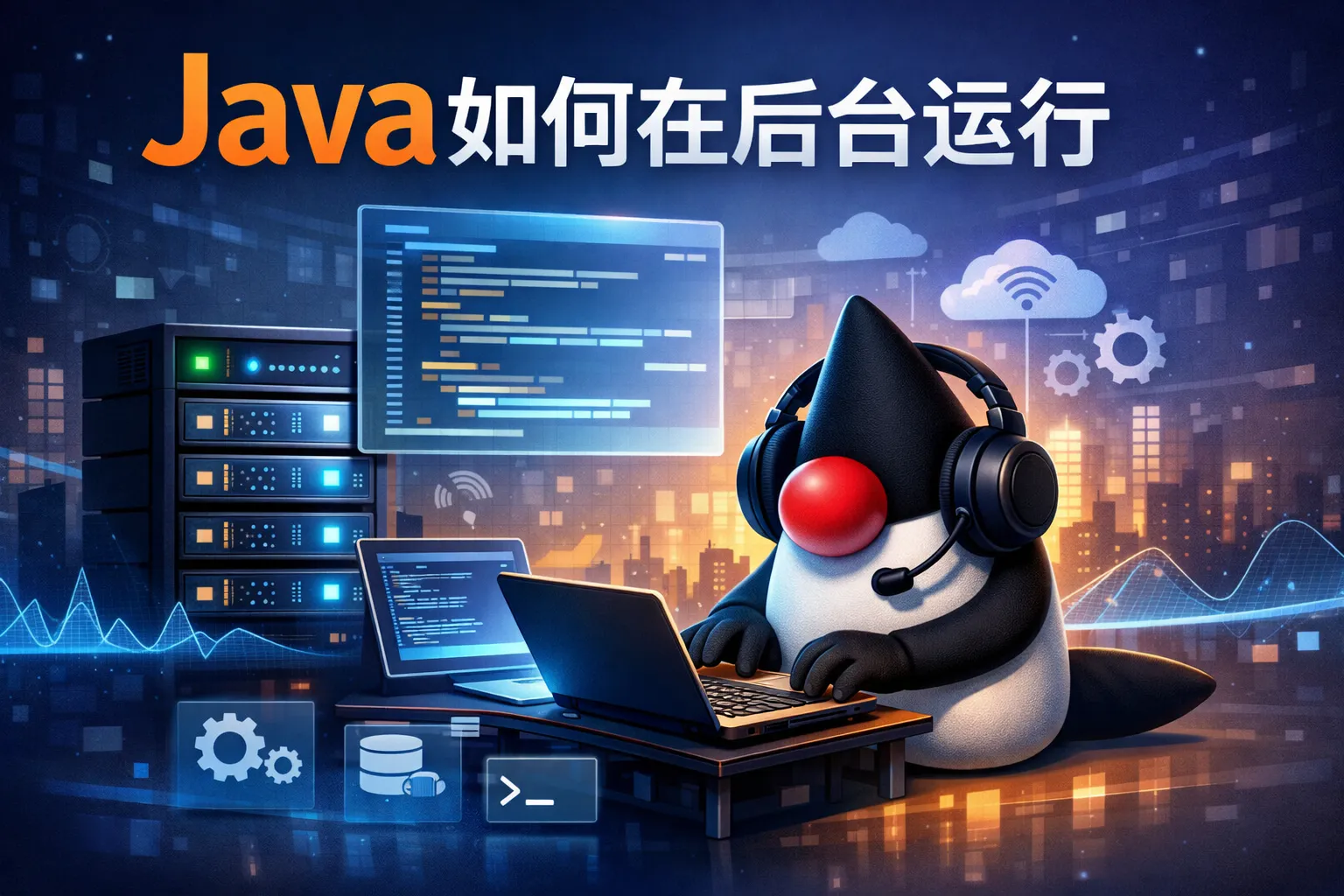 java如何在后台运行