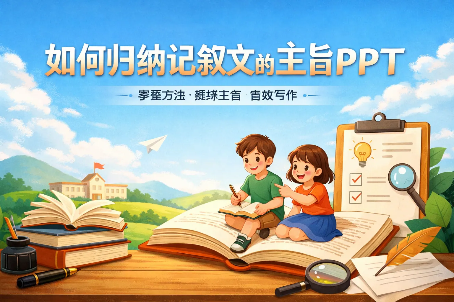 如何归纳记叙文的主旨ppt