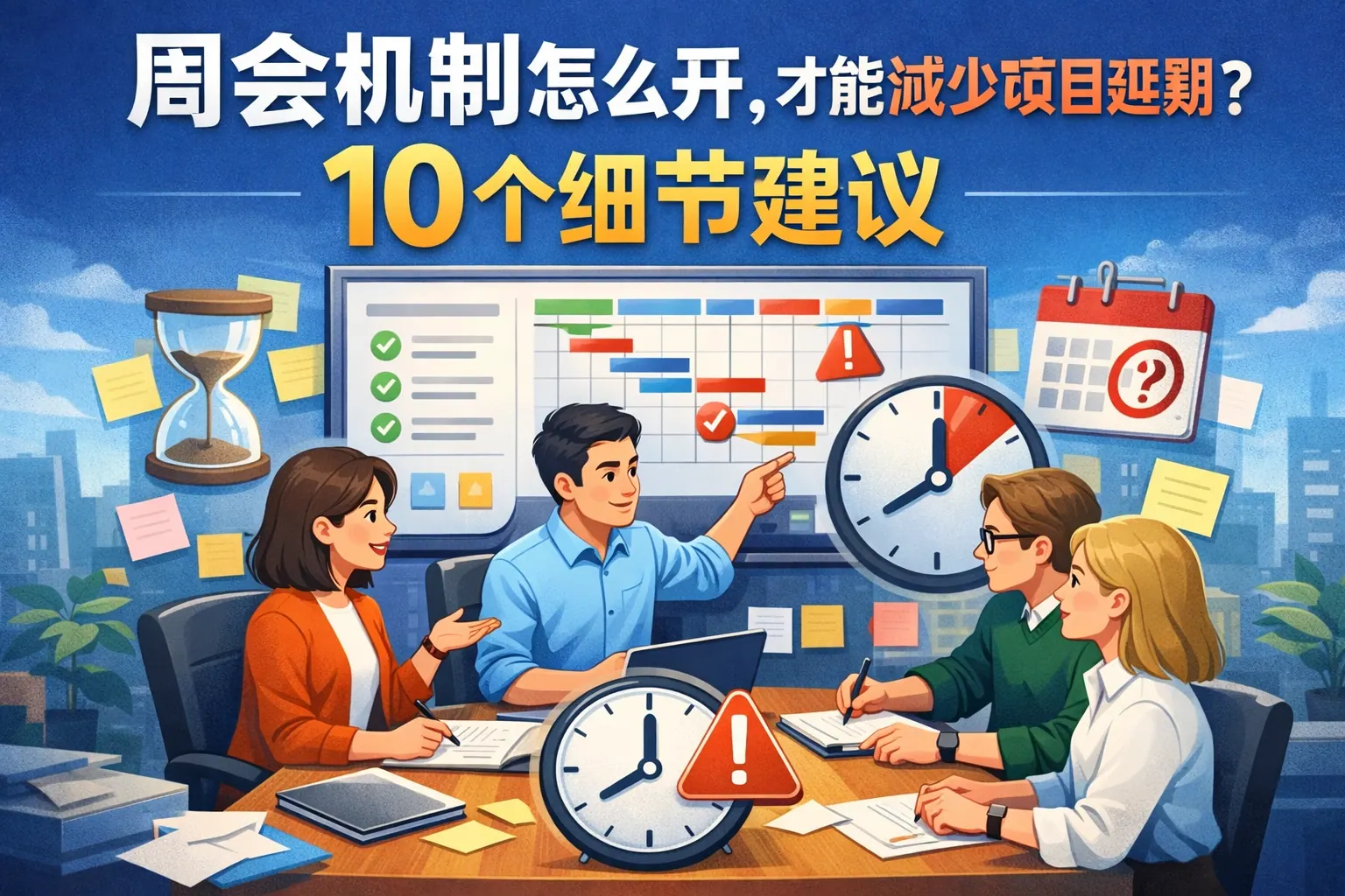 周会机制怎么开,才能减少项目延期?10个细节建议