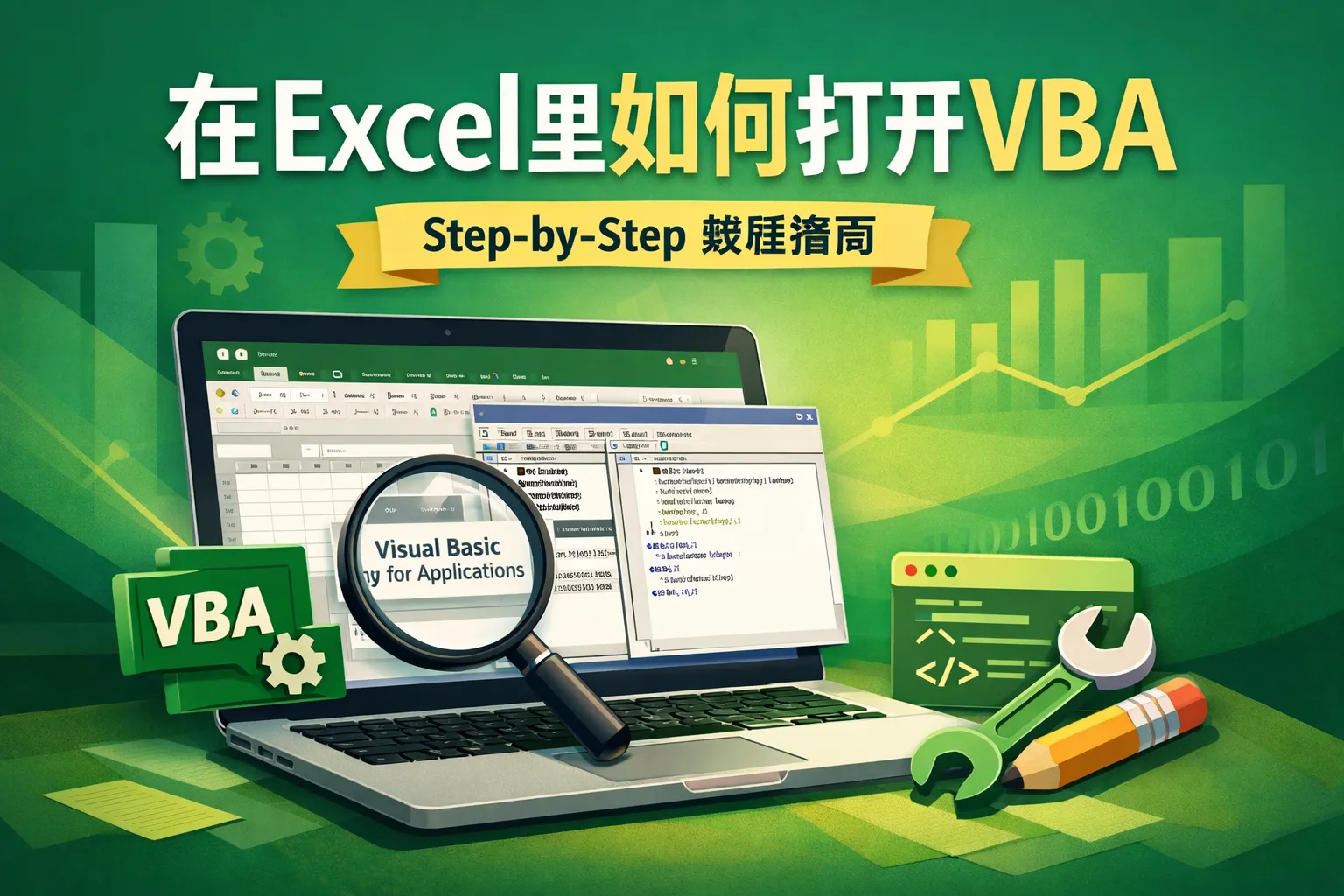 在excel里如何打开vba