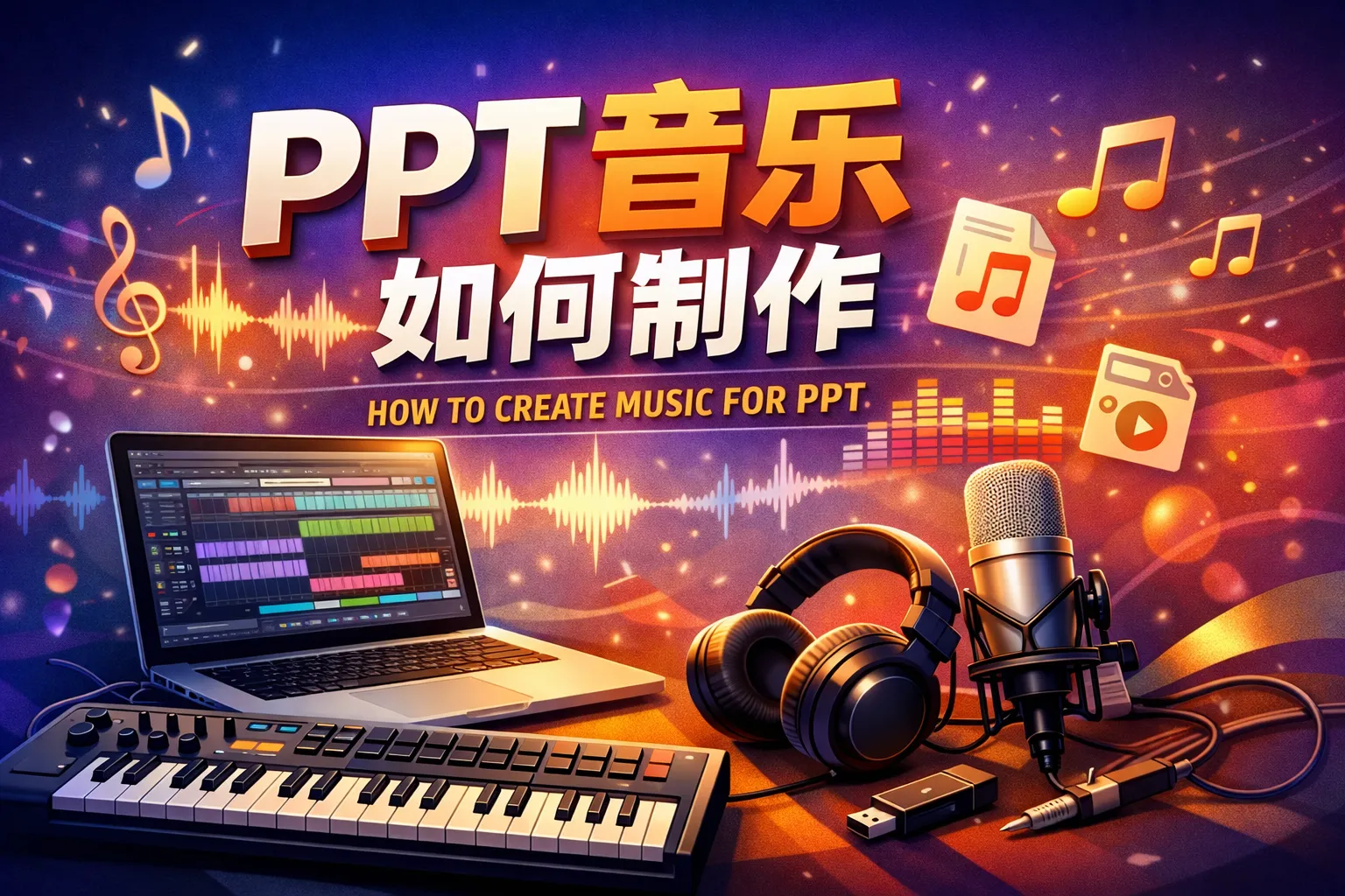 ppt音乐如何制作