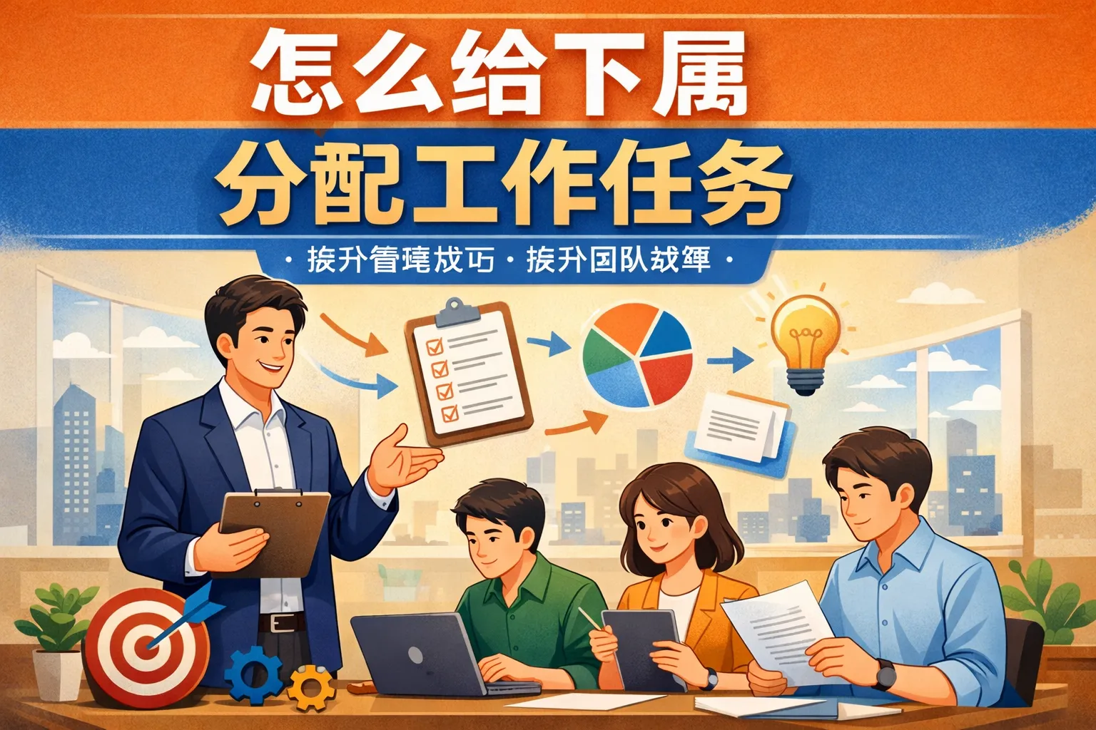 怎么给下属分配工作任务