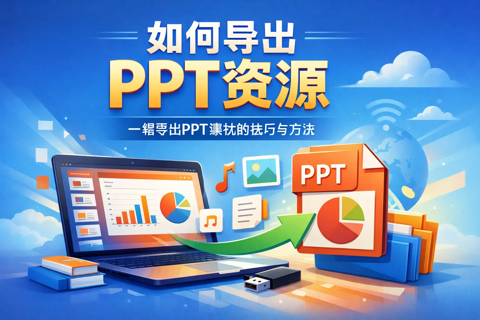 如何导出ppt资源