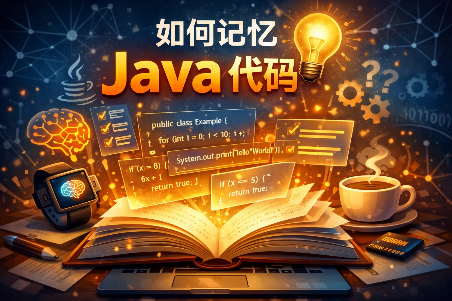 如何记忆java代码