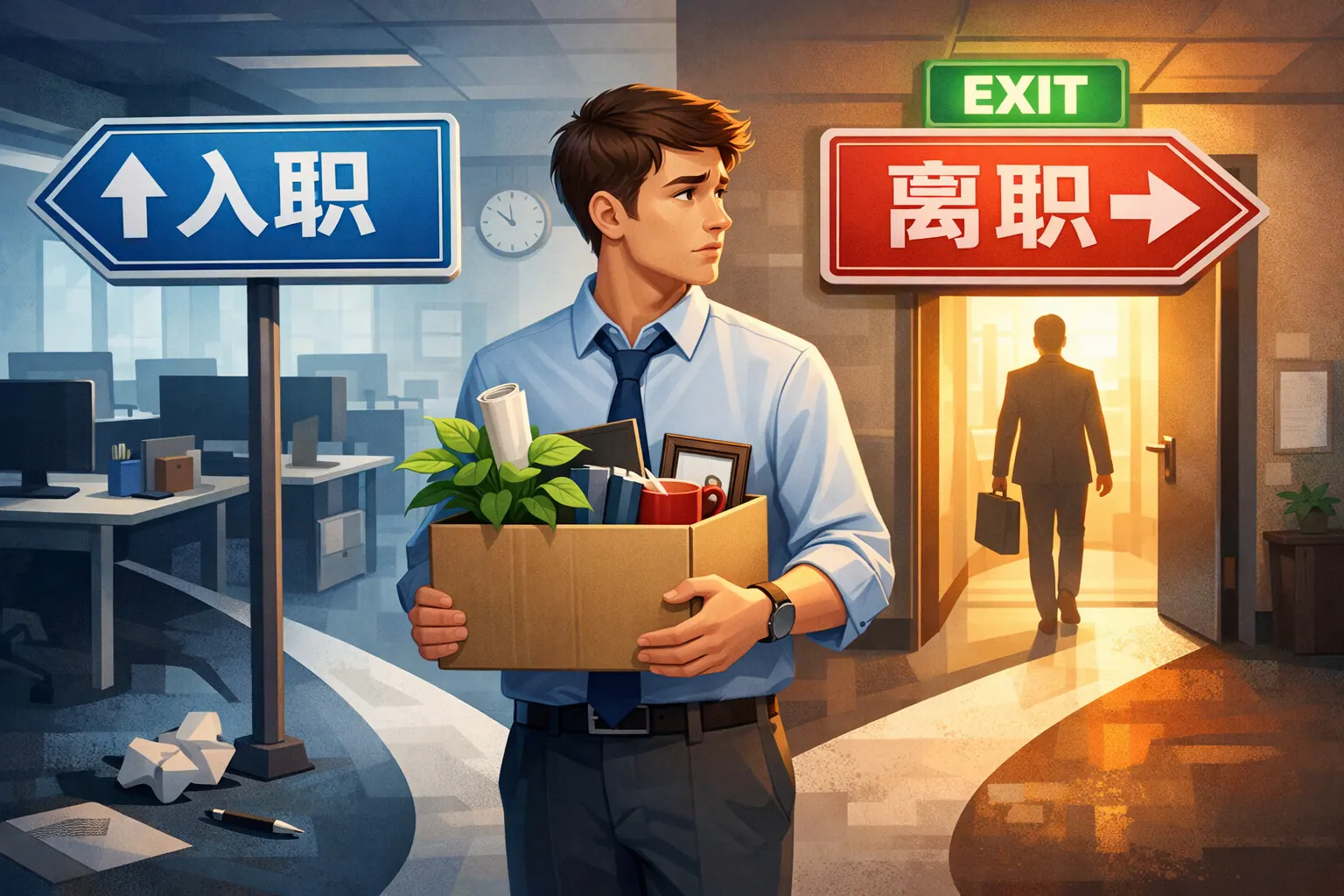 新员工报到如何离职